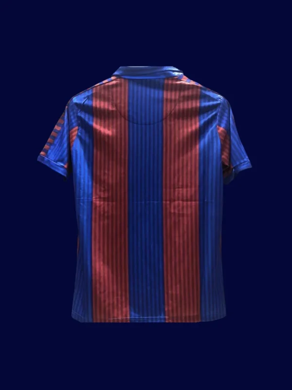 Barcelona 1991-92 Retro Back traditional number style replica font detail