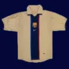 Barcelona Away Retro Jersey 2002 1 - KFCool – Football Jerseys & Soccer Kits Store arcelona 2002 Retro Away Front early away colorway classic replica jersey