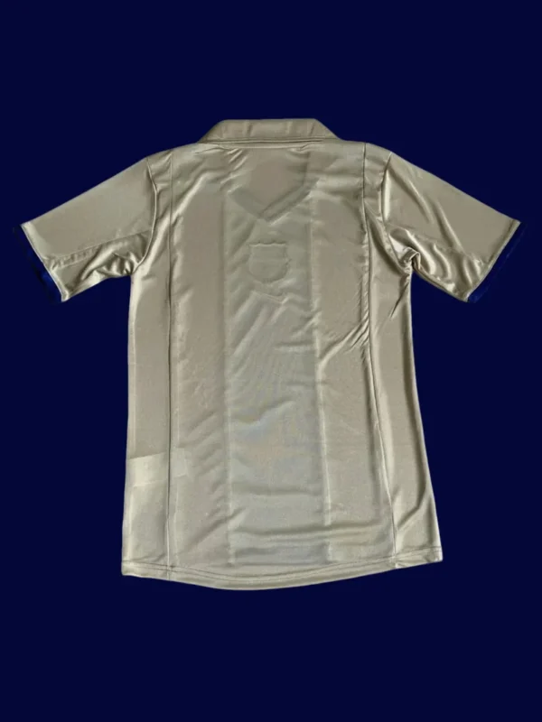 Barcelona Away Retro Jersey 2002 3 - KFCool – Football Jerseys & Soccer Kits Store Barcelona 2002 Away Back traditional number style printed replica details