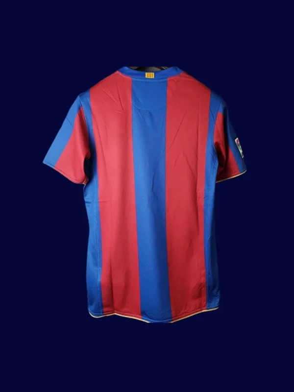 Barcelona 07-08 Retro Back traditional number font season style