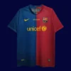Barcelona 08-09 Retro Home Front replica traditional visual fit jersey