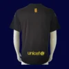 Barcelona 11-12 Black Away Back black number contrast font replica
