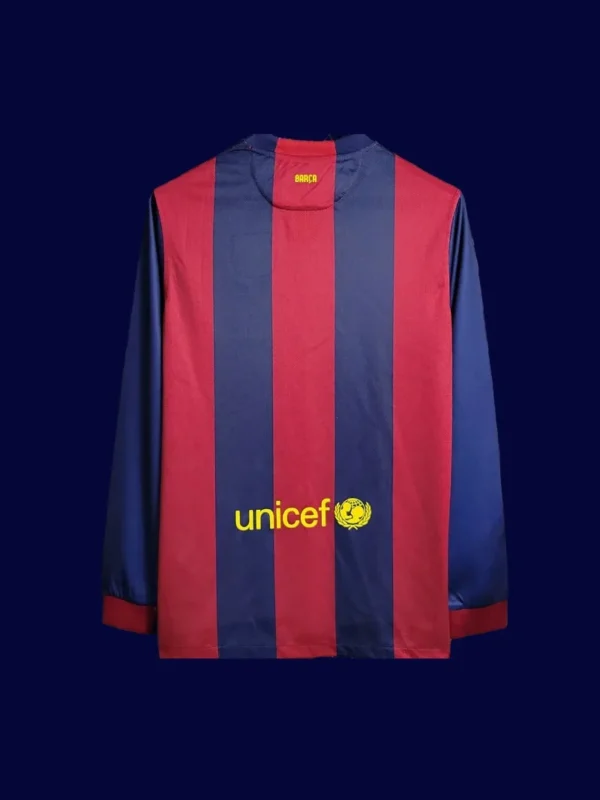 Barcelona 2014-15 Home Long Sleeve Jersey Back
