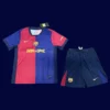 Barcelona 24-25 Home Kids Kits Fans Version Front