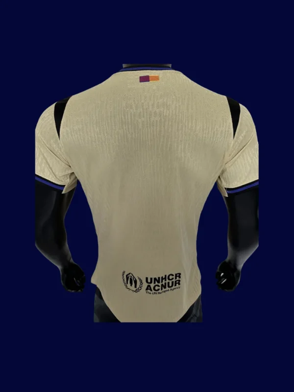 Barcelona 2526 Away Player Back 3D number print contoured back cut