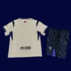 Barcelona 2526 Away Kids Player Back number breathable rear mesh
