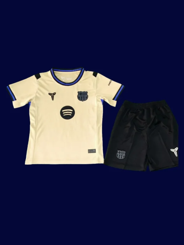 Barcelona 2526 Away Kids Fans Front fun kid-fit affordable price