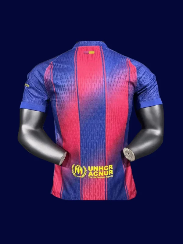 Barcelona 2526 Home Jersey Player Version Back number print tailored cut