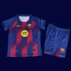 Barcelona 2526 Home Kids Player Front comfortable kids football kit