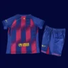 Barcelona 2526 Home Kids Player Back youth number safe stitching