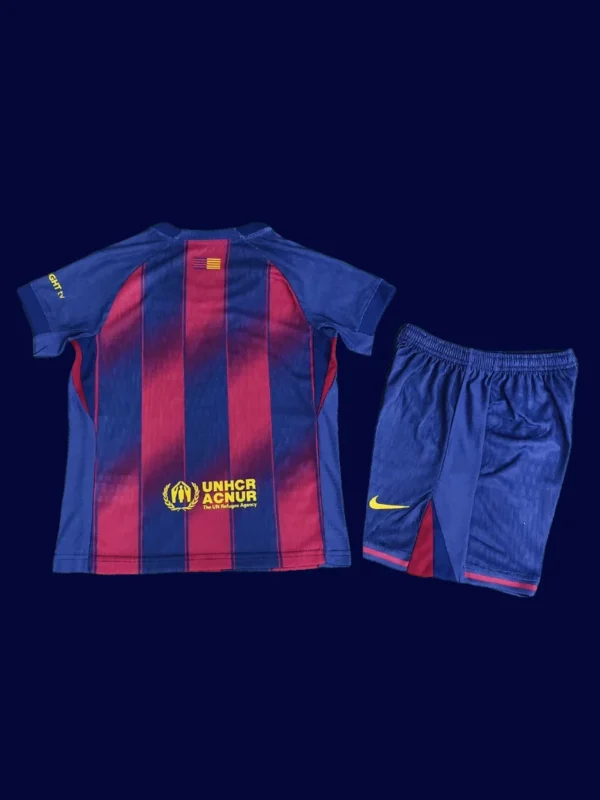 Barcelona 2526 Home Kids Player Back youth number safe stitching