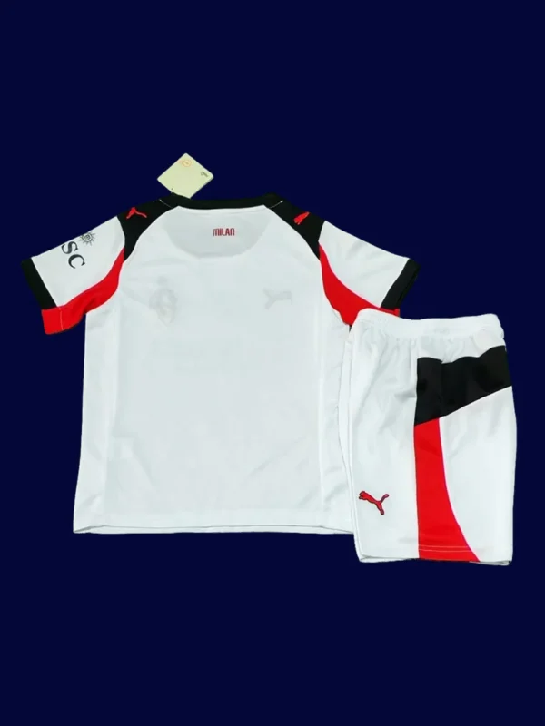 AC Milan 25/26 Kids Fans Away Jersey Back