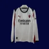 AC Milan Away Long Sleeve Jersey 2526 Fans Version1 - KFCool – Football Jerseys & Soccer Kits Store AC Milan 25/26 Fans Away Long Sleeve Front