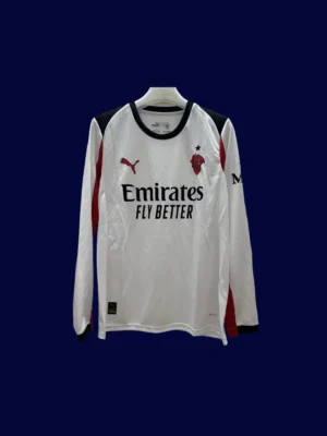 AC Milan 25/26 Fans Away Long Sleeve Front