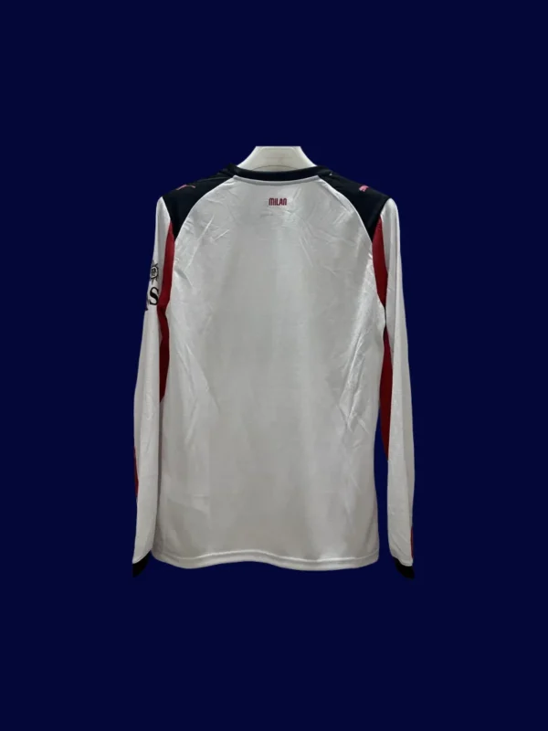 AC Milan Away Long Sleeve Jersey 2526 Fans Version2 - KFCool – Football Jerseys & Soccer Kits Store AC Milan 25/26 Fans Away Long Sleeve Back