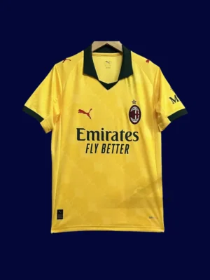 AC Milan Third Yellow Jersey 25/26 Fans Version