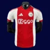Ajax 25/26 home player jersey front, premium pro match shirt
