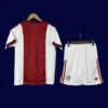 Ajax 25/26 home kids kit player version back, youth match rear