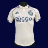 Ajax 25/26 third white player jersey front, pro match white kit