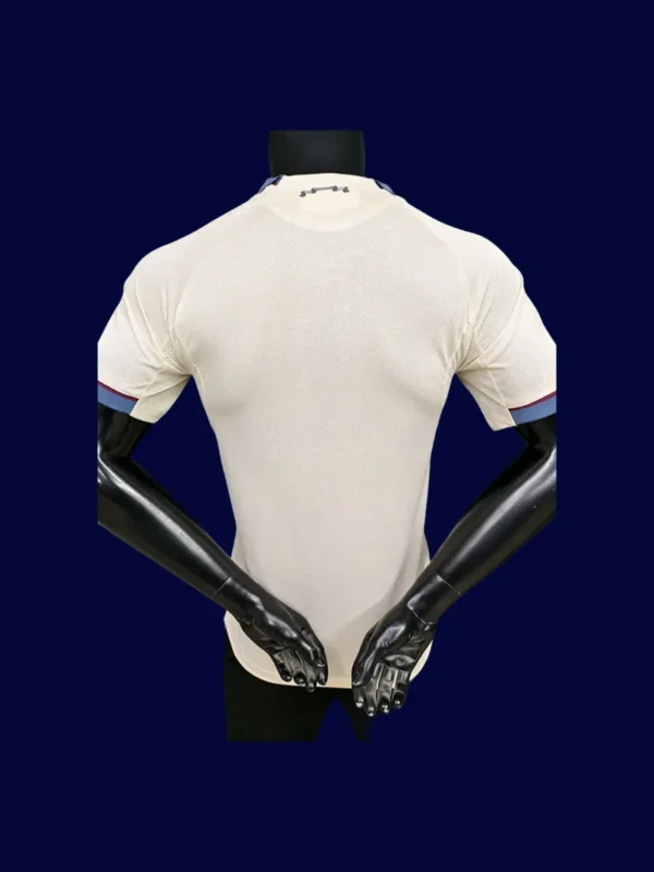 Ajax 25/26 third white player jersey back, pro match rear