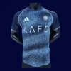 Al Nassr 25/26 away player jersey front, elite blue match kit
