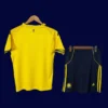 Al Nassr 25/26 home kids fans kit back, youth supporter rear