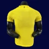 Al Nassr 25/26 home player jersey back, pro match shirt rear
