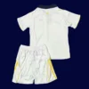 Al Nassr 25/26 third white kids fans kit back, youth supporter rear
