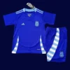 Argentina 24/25 Kids Away Blue Jersey Fans Version - Front | Youth Away Shirt