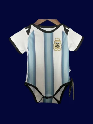 Argentina Home Babysuit 26/27 — Front | Infant Mini Kit for 2026 World Cup