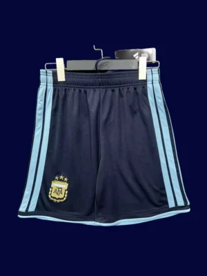 Argentina Home Blue Shorts 26/27 Fans — Front | Supporter Shorts for 2026 World Cup