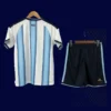 Argentina Kids Home Jersey 26/27 Fans — Back | Youth Number Detail | 2026 World Cup