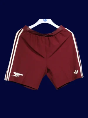 Arsenal third player shorts front 25/26 lightweight athletic cut