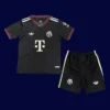 Bayern Munich 25/26 Kids Third Black Fans Front
