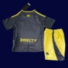 Boca Juniors 25/26 third kids fans kit back, youth rear view