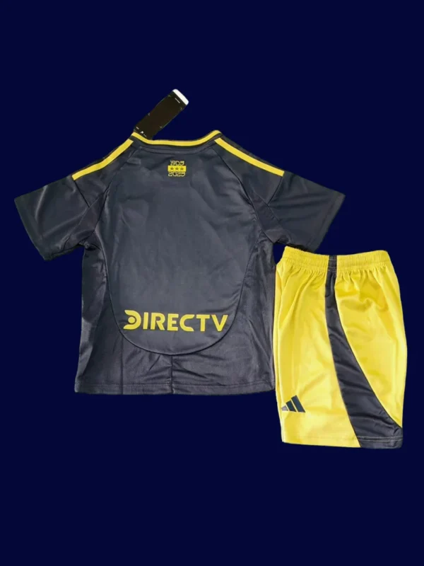 Boca Juniors 25/26 third kids fans kit back, youth rear view