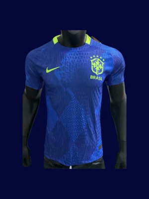Brazil 25/26 Away Blue Jersey Player Version - Front | Elite Match Shirt
