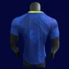 Brazil 25/26 Away Blue Jersey Player Version - Back | Ventilated Back Design
