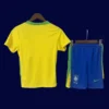 Brazil 25/26 Kids Home Yellow Jersey Fans Version - Back | Youth Number Area