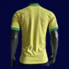 Brazil 24/25 Home Yellow Jersey Player Version - Back | Number Zone & Mesh