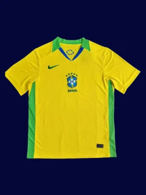Brazil 25/26 Home Yellow Jersey Fans Version - Front | Supporter Replica Shirt