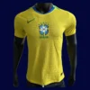 Brazil 25/26 Home Yellow Jersey Player Version - Front | Authentic Match Shirt