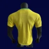Brazil 25/26 Home Yellow Jersey Player Version - Back | Number Panel & Ventilation