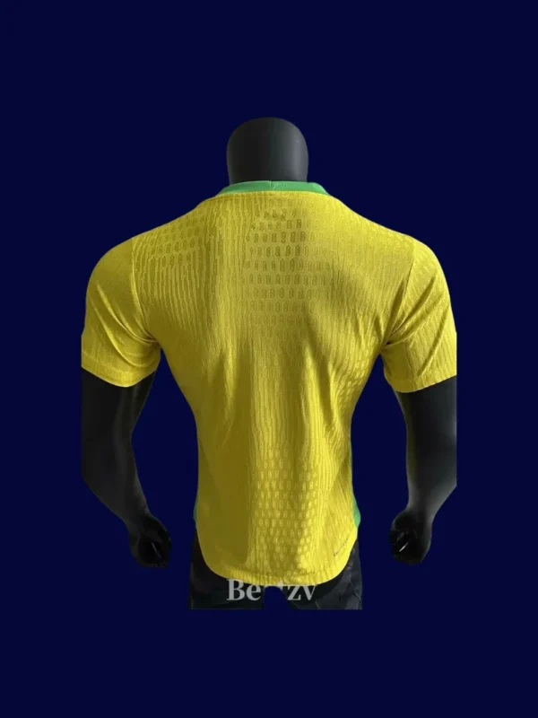 Brazil 25/26 Home Yellow Jersey Player Version - Back | Number Panel & Ventilation