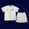 Chelsea 25/26 Kids Away Front white jersey youth fit