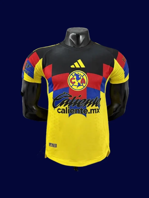 Club America 2526 Home Player Jersey Front | Pro Match Yellow Kit