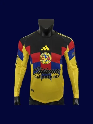 Club America 2526 Home LS Player Jersey Front | Pro Long Sleeve