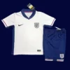 England 24/25 Kids Home White Jersey Fans Version - Front | Youth Supporter Shirt