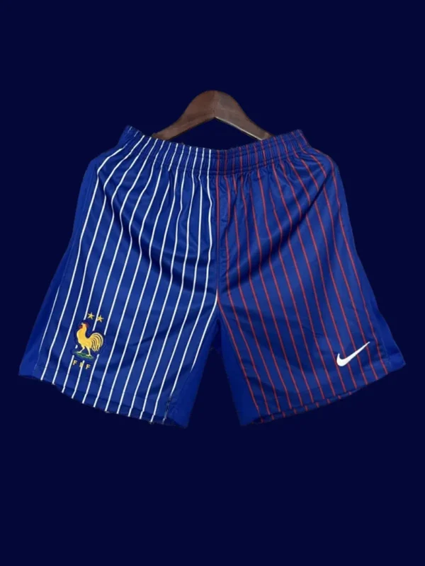 : France 24/25 Away Blue Shorts Fans Version Front