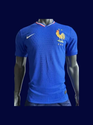 France 24/25 Home Blue Jersey Player Version Front
